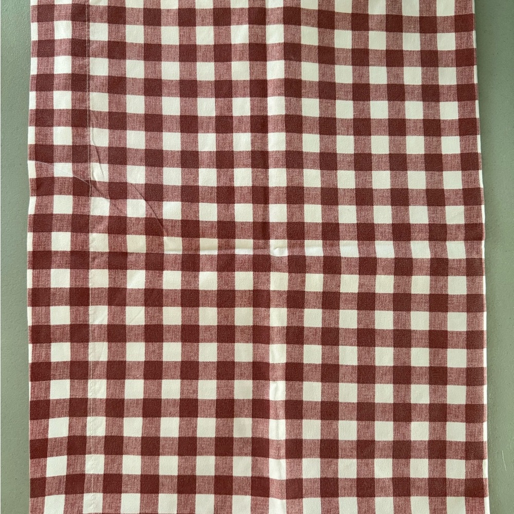Red and White Checkered twin sheets